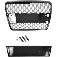 Designgrill Passend FüR Grill Audi A6 Baujahr 04-11 Sport Optik Schwarz GläNzend