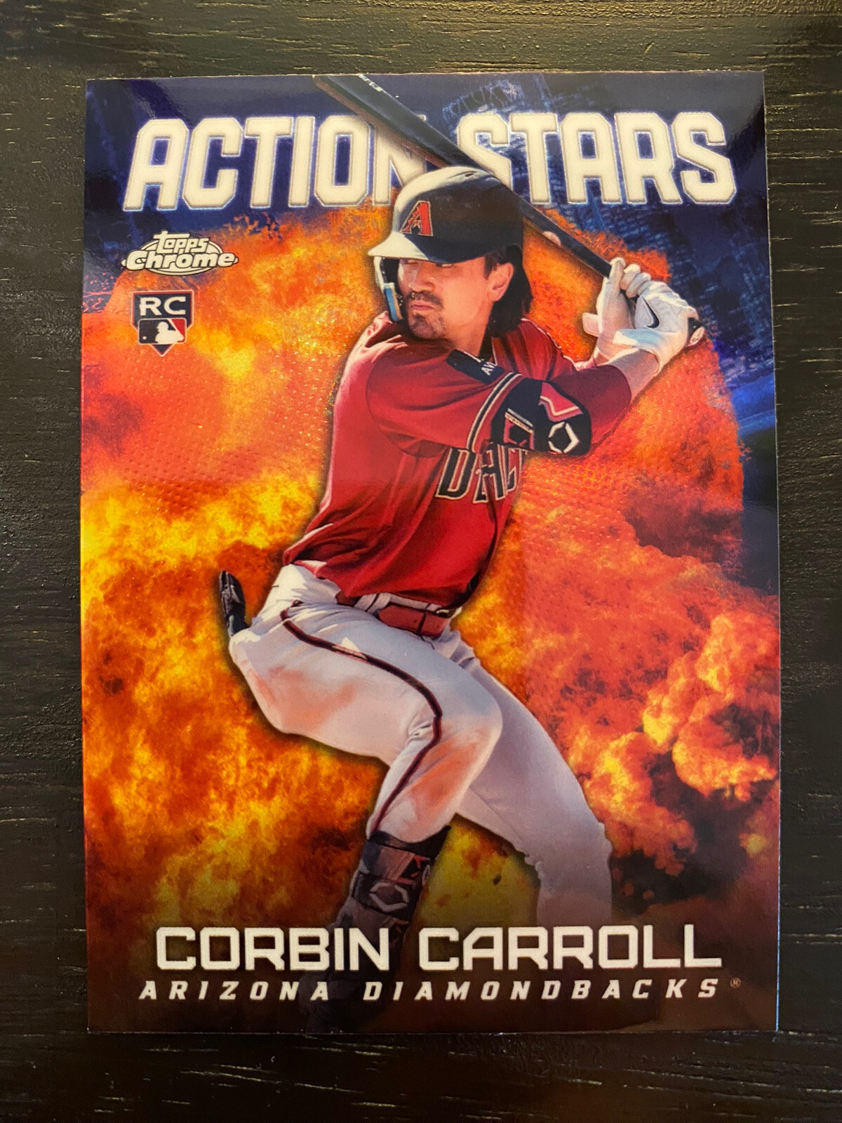 2023 Topps Chrome Update Action Stars Corbin Carroll RC Arizona Diamondbacks