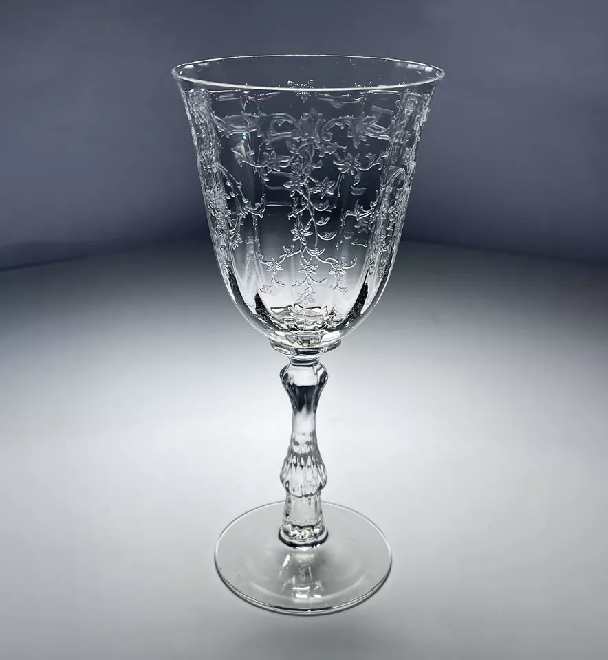 Fostoria Navarre Water Goblets - Set of 4 - Image 3 of 4