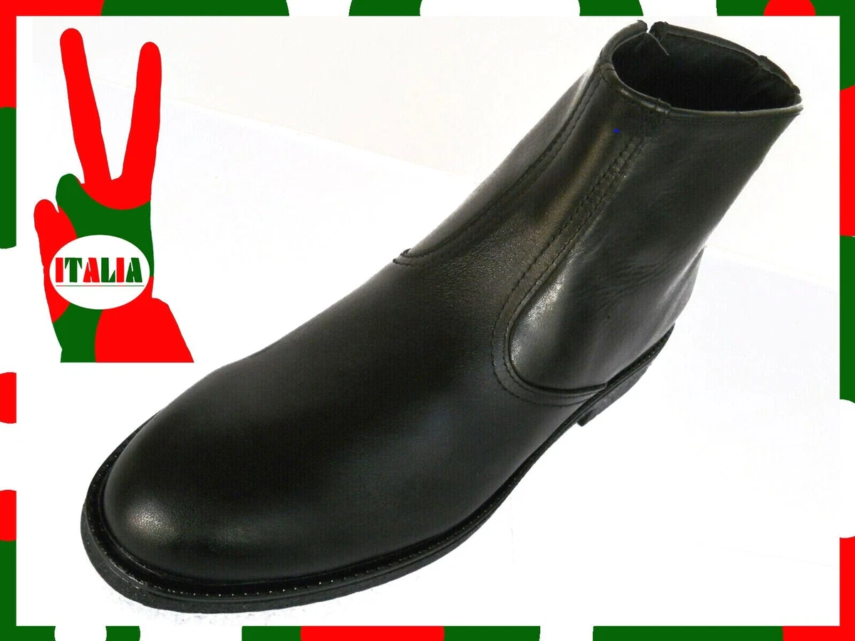 STIVALI UOMO PELLE STIVALETTI 40 41 42 43 44 eBay