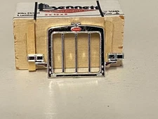 DCP 1/64 PETERBILT 359 ONLY CHROME DUAL RECTANGLE LIGHT GRILL NO MESH