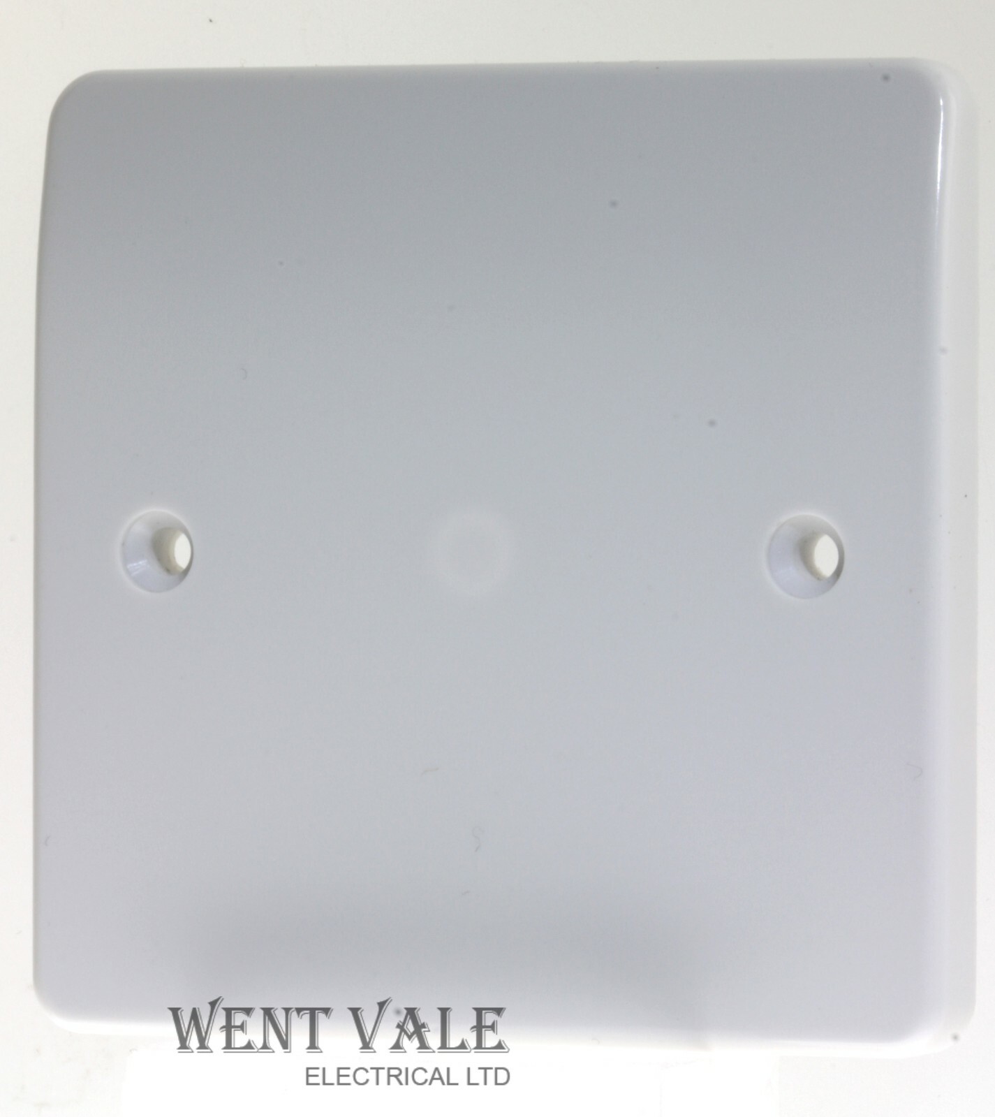 MK Logic Plus - K3827 WHI - 1 Gang White Moulded Blank Plate New