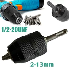 SDS ADAPTER KEYLESS CHUCK 2-13MM 1/2-20UNF for Dewalt Bosch makita Milwaukee New