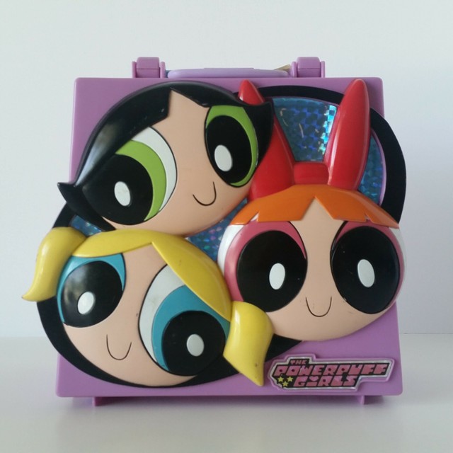 PowerPuff Girls 3D Hard Plastic Lunch Box 2000 Flying Colors Toys