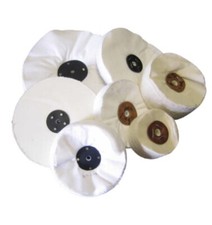 4" & 6" POLISHING WHEELS AND COMPOUND FOR BENCH POLISHERS HARD SOFT MEDIUM
