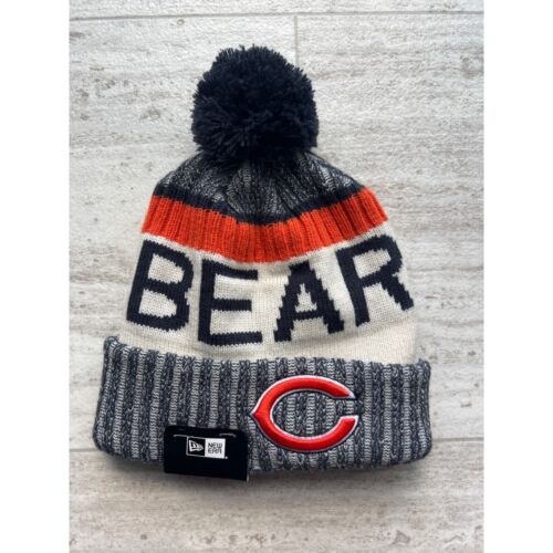 Chicago Bears NFL Winter Hat - New Era Beanie for Men and Women - Fan Gear Gift - Afbeelding 1 van 5