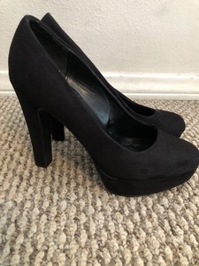 black high heels size 2