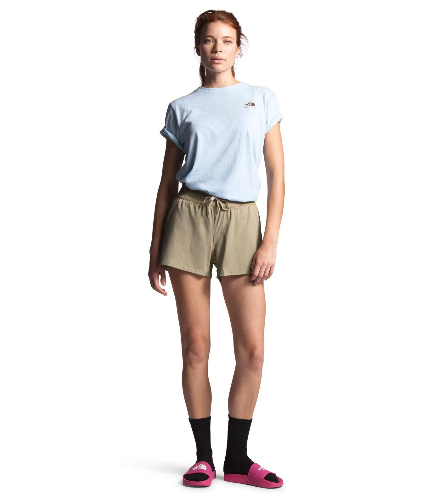 THE North Face Women's Aphrodite Motion Short Color Twill Beige Size XXL New