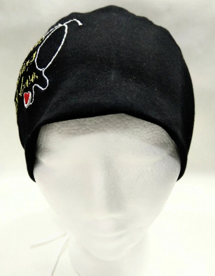 Surgery Nurse Scrub cap Stretch Jersey Scrub Hat +BUTTONS for Nurse Men's Hat - Image 3 of 4