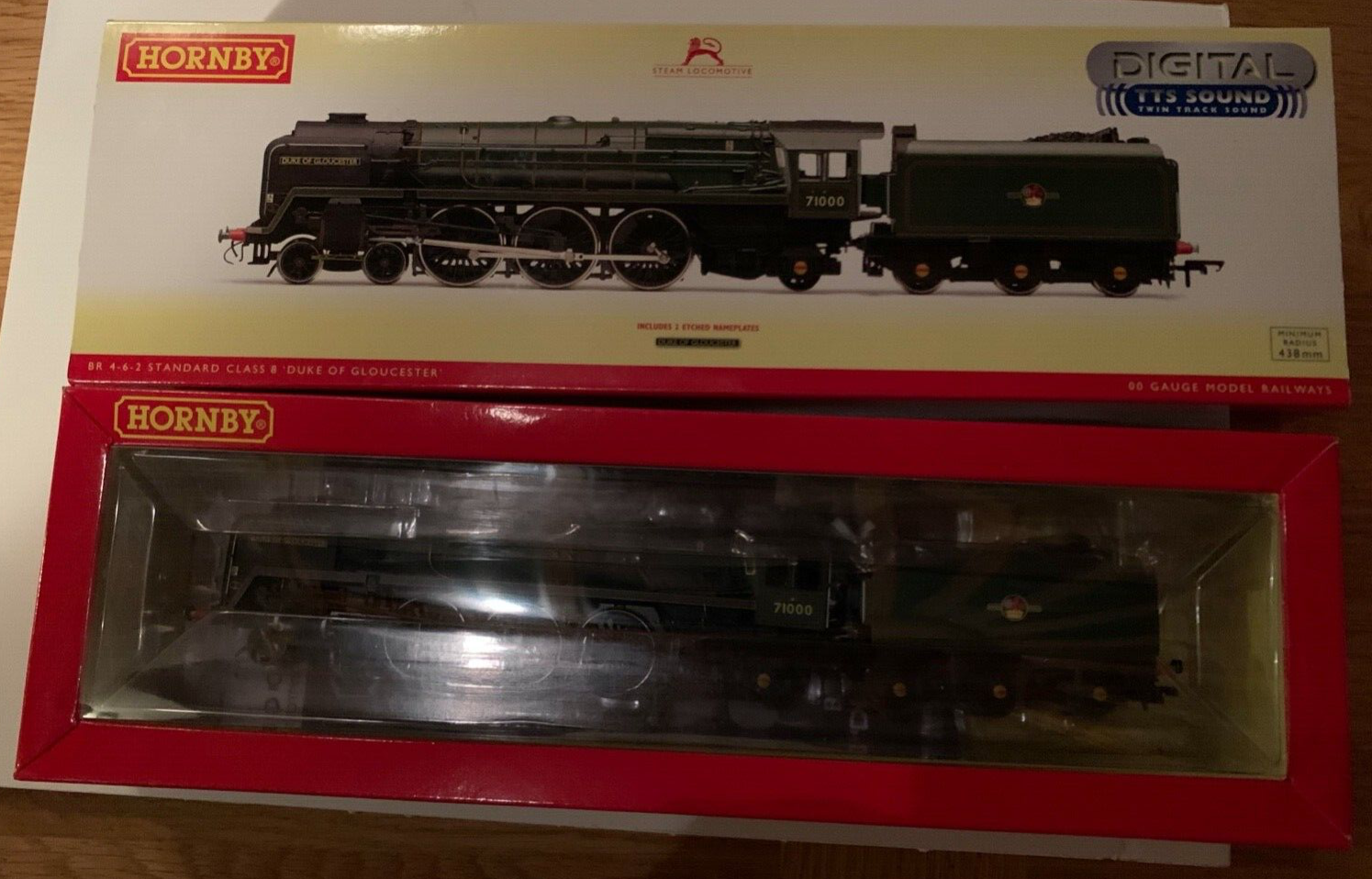 Hornby R3244TTS Class 8 Duke of Gloucester BR 71000 OO gauge eBay
