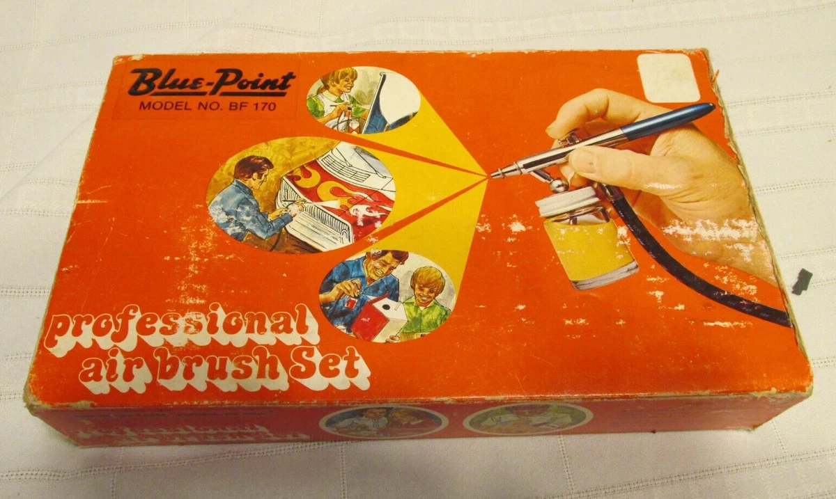 New Blue Point Professional Air Brush set BF170 (open damaged box) | eBay