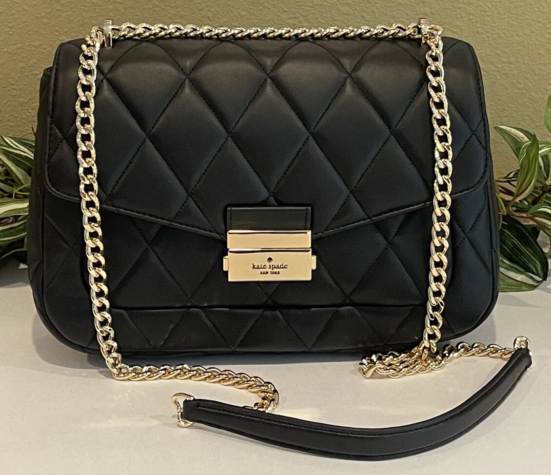 Quilted shoulder bag - Black - Ladies