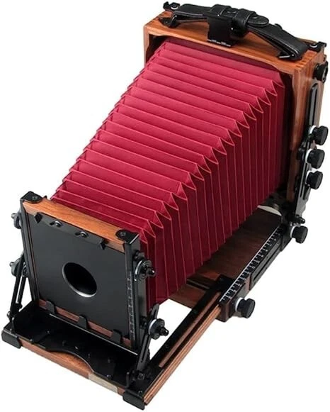 Shen Hao HZX45-IIA 4x5 Field Folding Black Walnut Wooden Large Format Camera - Bild 3 von 4
