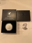 2021 US Mint Uncir Silver American Eagle Dollar 21EGN West Point Mint Mark