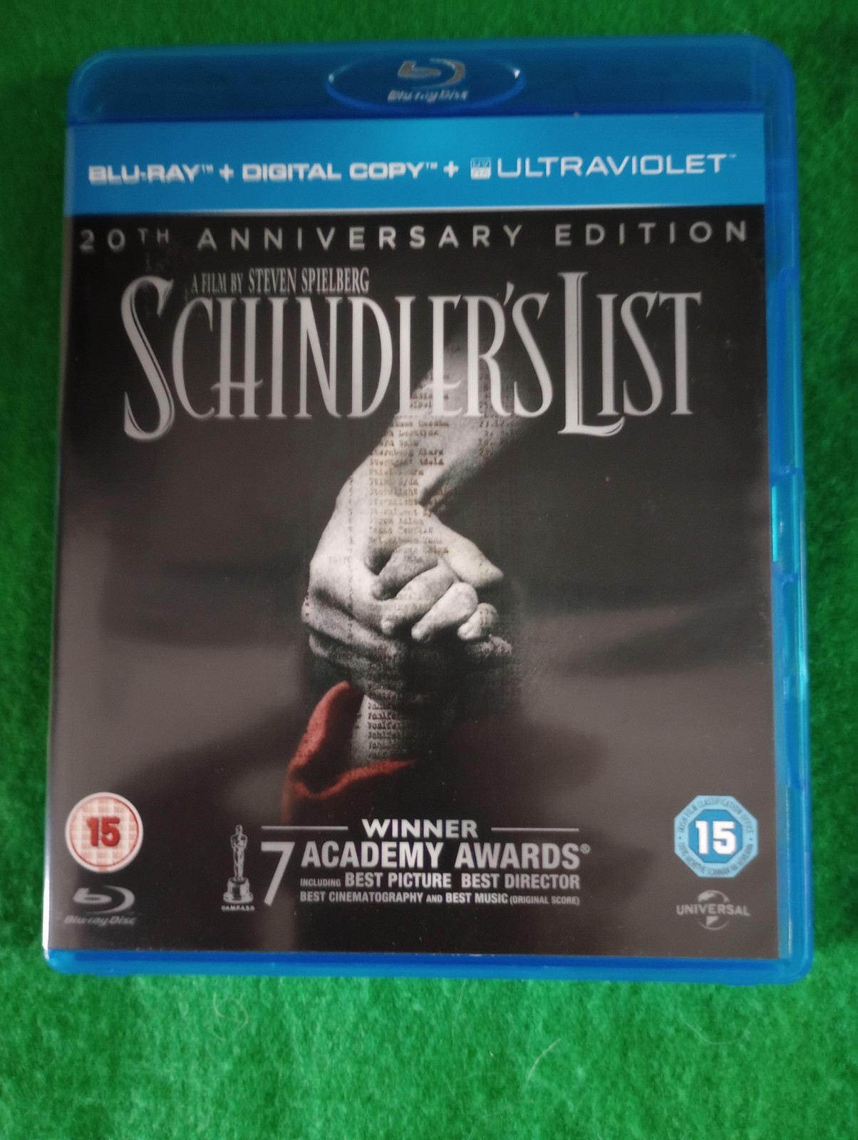 Schindler's List - 20th Anniversary Edition (Blu-ray + Digital Copy + UV Copy) [