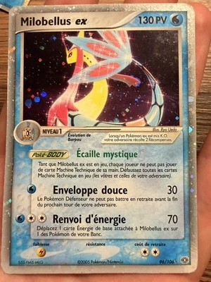 Carte Pokémon : Milobellus EX 96/106 Ex Emeraude Française - Photo 1/2