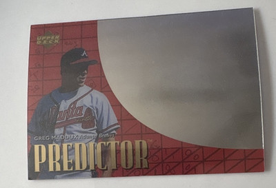 1997 Upper Deck Predictors Greg Maddux #P3 Prize Card Atlanta Braves HOF