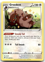 Greedent 152/192 Rebel Clash Rare