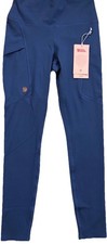 Fjallraven Abisko Womens Tights Size Large Indigo Blue New