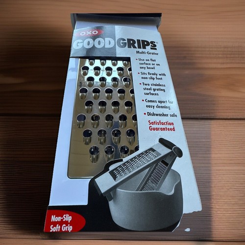 OXO Good Grips Stainless Steel Multi Grater Shredder Plane Cutter Mill White*New - Picture 5 of 6