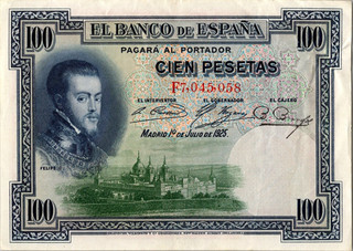 Spain 100 Pesetas 1925