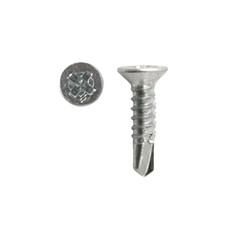 Upvc Fixing Screws in Silver Finish Self Drilling Tapping Bay Window Packs Of 20