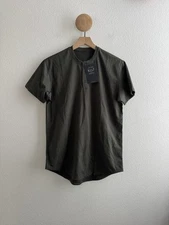 BYLT Green Short Sleeve Henley Tshirt Size Small NEW NWT