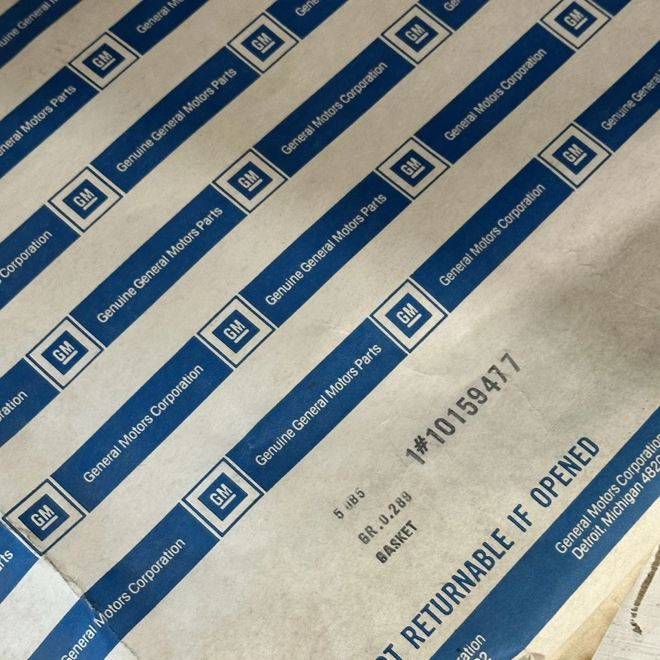 NUEVO Kit de juntas de culata sellado GENUINO OEM GM 10159477 1987-1991 vehículos GM Foto 3 de 4