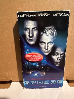 Sphere (VHS, 1998, Collectors Edition) Dustin Hoffman, Sharon Stone