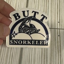 Butt Snorkeler Adult Sticker Water  UV Resistant 3"