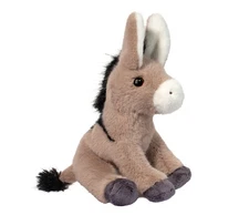 Douglas Toys Jackie Donkey Mini Plush Stuffed Animal Toy, 7 inches