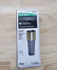 BRAND NEW Everbilt 1-1/2 in. Brass Foot Valve EBTFV150NL