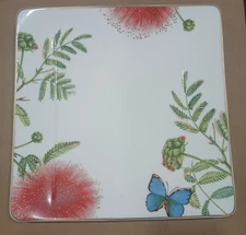 Villeroy & Boch Amazonia - China Blue Butterfly - Square Dinner Plate