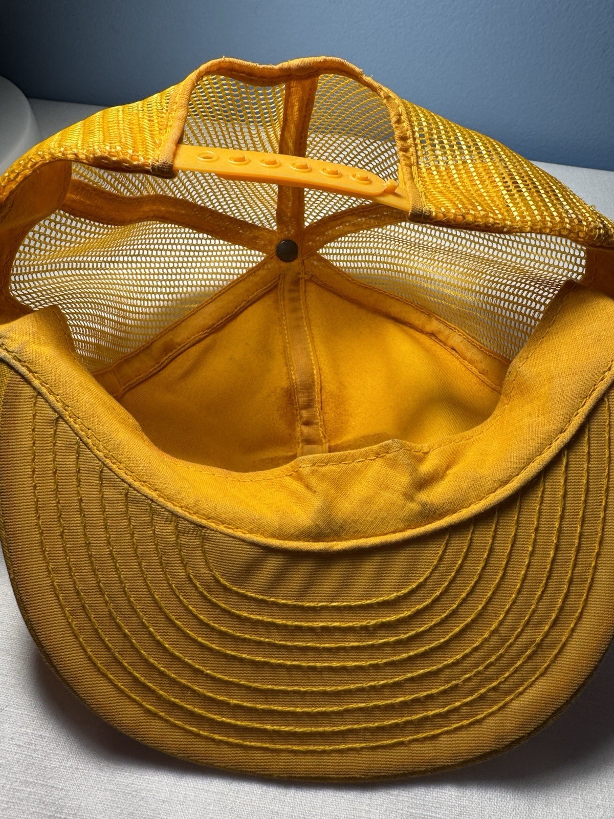 John Deere Patch  Snap/Meshback Hat Cap Yellow Lo… - image 6