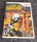 DESTROY ALL HUMANS Big Willy Unleashed - Nintendo Wii game CIB complete