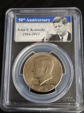 1986-P Clad Uncirculated Kennedy Half Dollar MS66 Free Shipping 