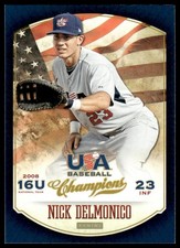 Nick Delmonico 2013 Panini USA Baseball Champions #44 Team USA