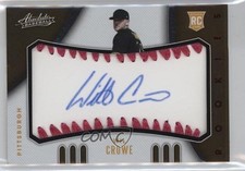 2021 Absolute Rookie Baseball Material Signatures Pink /35 Wil Crowe Auto 0jd0