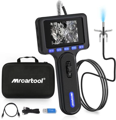 MRCARTOOL Endoskopkamera 210° Industrielle Inspektion HD 1080P Inspektionskamera