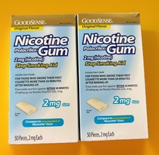 Good Sense Mint Nicotine Lozenge 2mg -2 X 50 Count Stop Smoking Aid Exp: 08/26