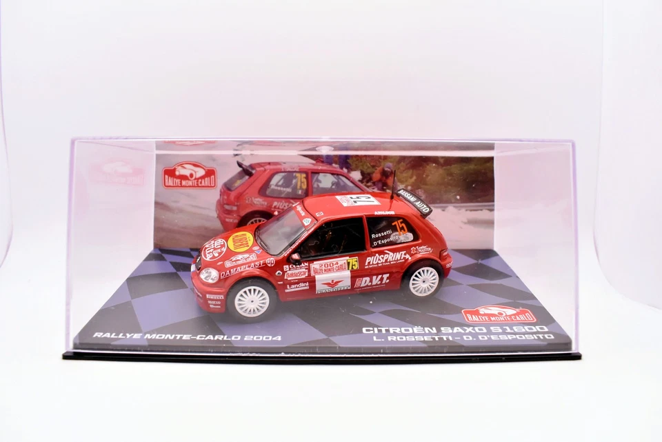 modellino auto rally scala 1:43 citroen saxo S1600 collezione modellismo diecast - Immagine 2 di 4
