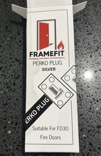 Framefit Perko Plug Replacement Kit. FD30 Fire Tested. Stainless Finish