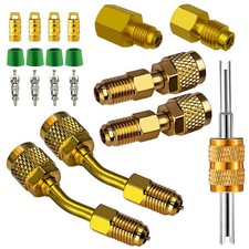 Votnmic R410A Adapter For Mini Split System5/16 Female Sae To 1/4 Male Flare1/2