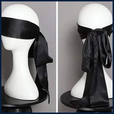 1PC Silk Eye Cover Savour Eye Patches Cute Blindfold Silk Ribbon Satin Silk