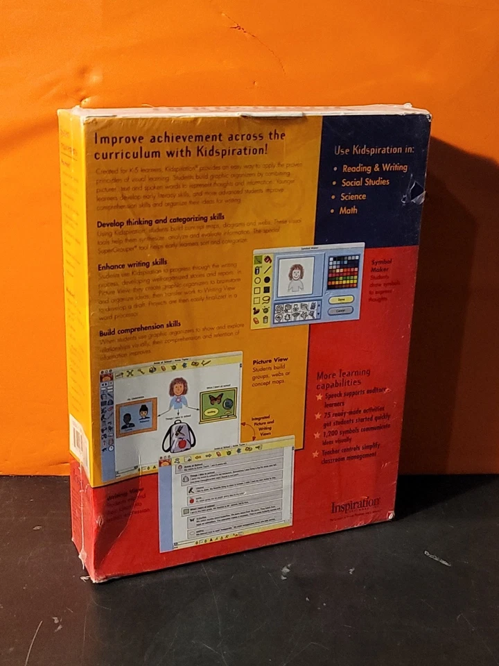 Kidspiration Software Version 2 Visual Way To Think Write and Comprehend ~ NIB - Image 2 of 2