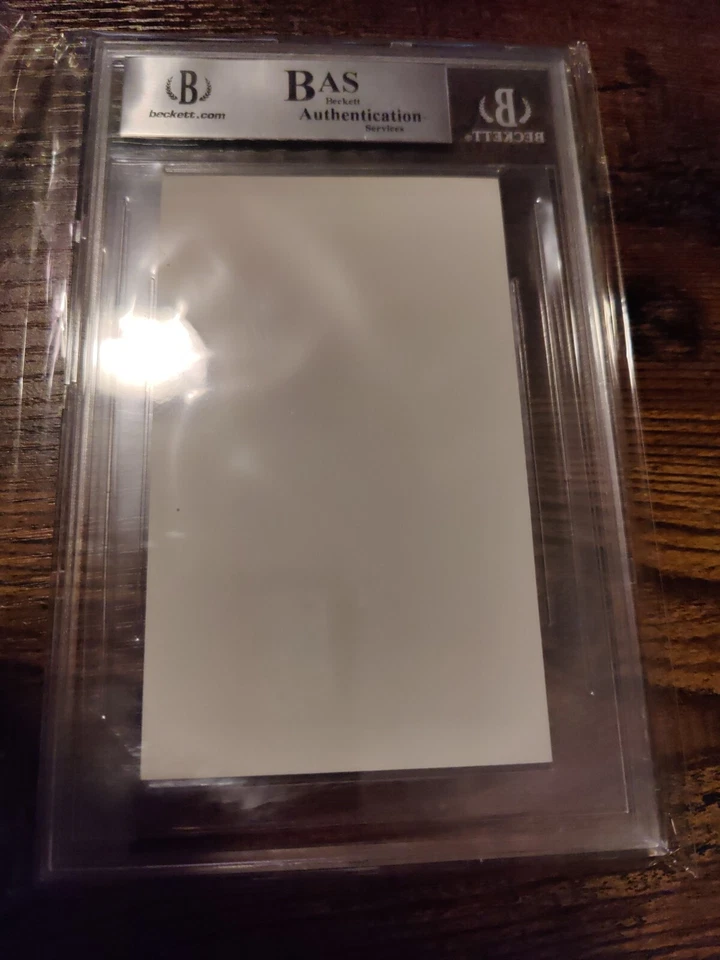 Beckett Authentic Robin Roberts Signed Index Card Hall Of Fame Phillies... - Image 4 of 4