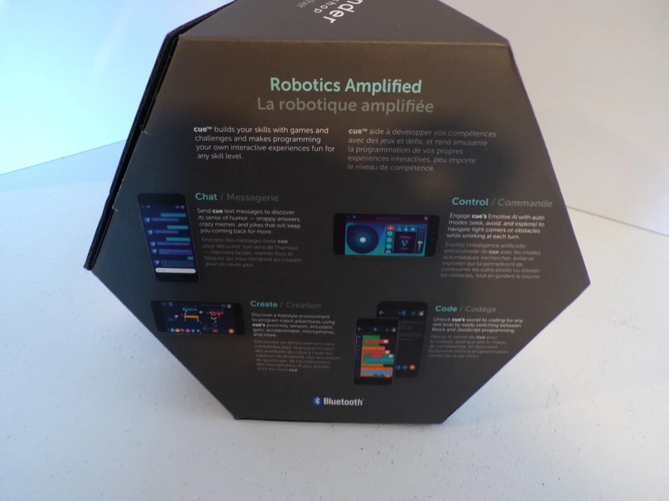 Nuevo Wonder Workshop CUE Codificación Cleverbot QU01 Robot Personalizar Foto 2 de 4