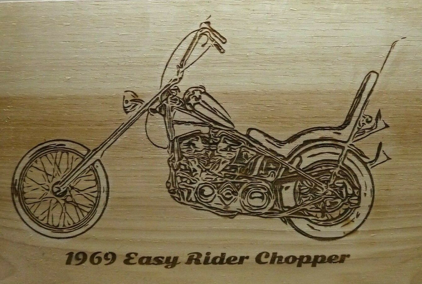 1969 Easy Rider Chopper Wood Engraved Plaque,Wall Art,Car Art,Wall ...