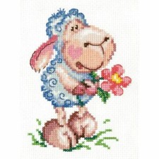 "Be Happy" Unprinted Counted Funny Needlework Cross Stitch Kit 18-76