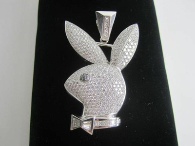 5.00ct Iced Out Hip Hop Playboy Bunny 